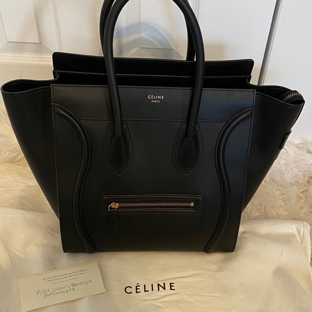100% Authentic Celine Micro luggage bag Calfskin